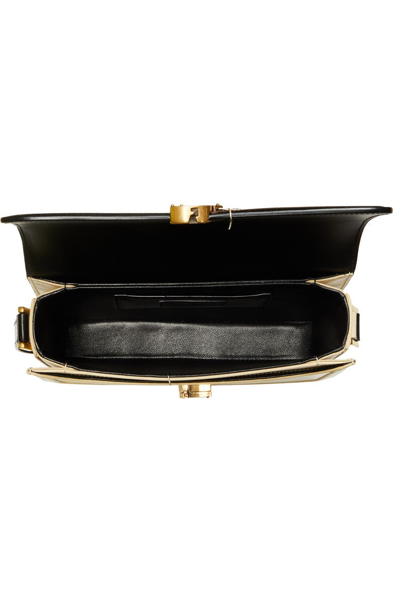 Saint Laurent Medium Solferino Two-Tone Calfskin Shoulder Bag, Alternate, color,