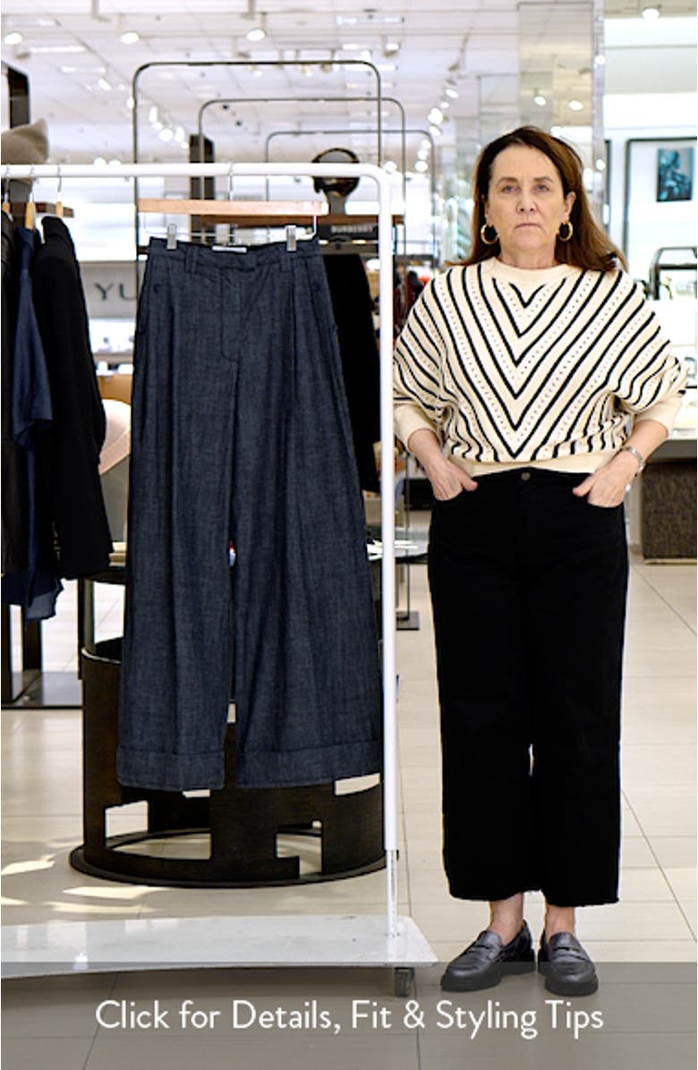 Tailored Wide Leg Jeans, sales video thumbnail