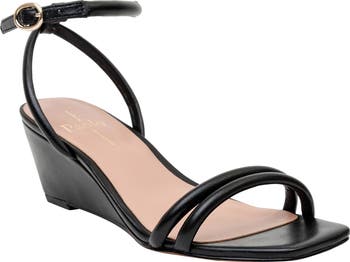 Vinny Ankle Strap Wedge Sandal