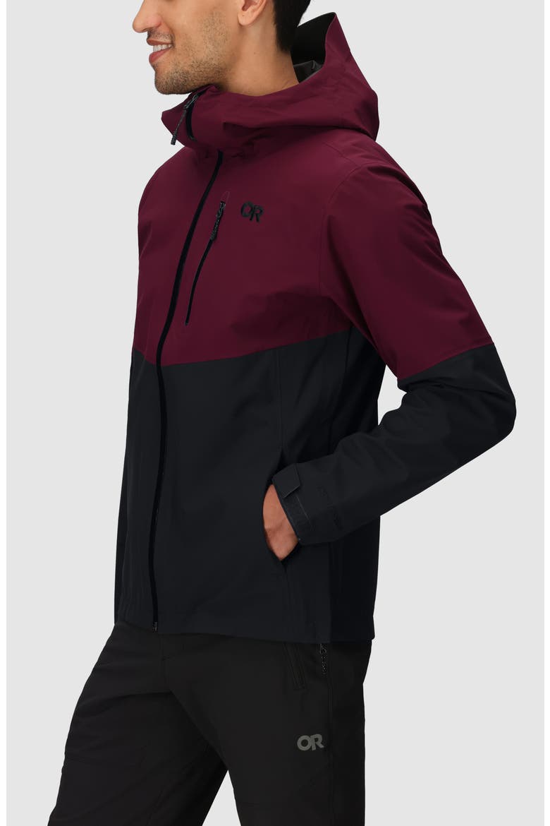 Foray 3L Waterproof Jacket, Alternate, color, WINTERBERRY/ BLACK