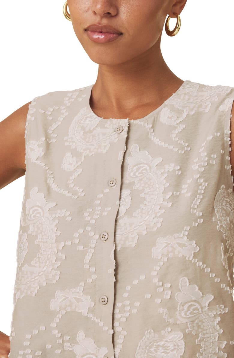 Splendid Ezra Button-Up Tank, Alternate, color, 