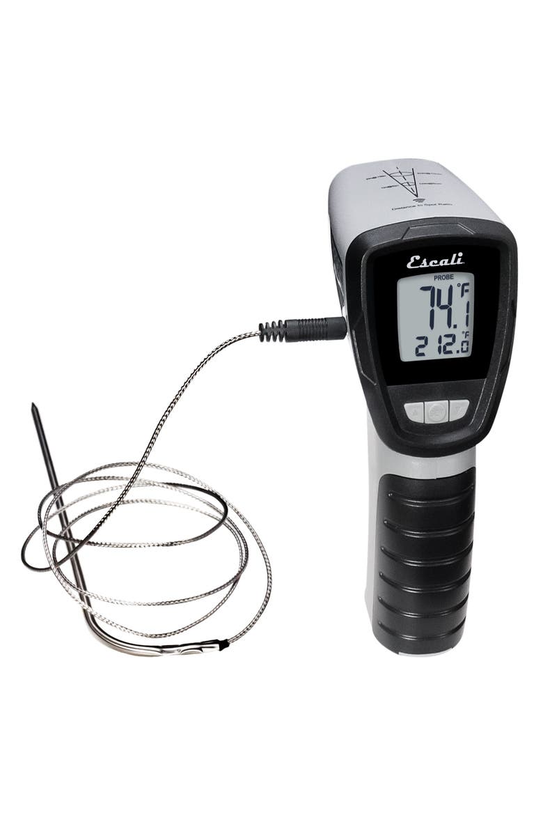 Infrared Surface and Probe Digital Thermometer, Main, color, Grey/Black
