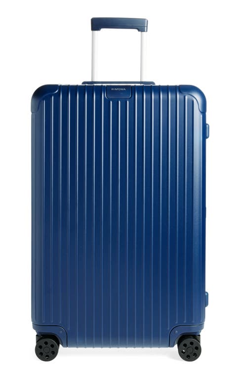 RIMOWA Essential Check-In Large 30-Inch Wheeled Suitcase in Matte Blue 