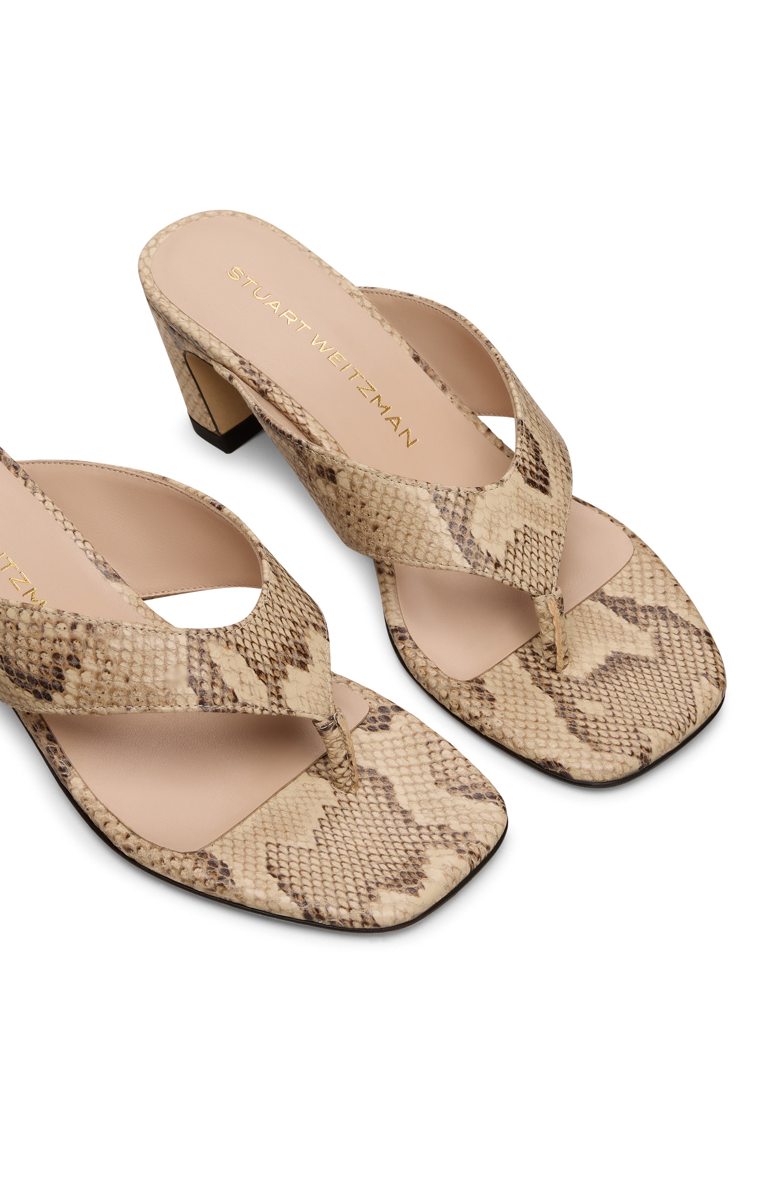 Stassi 50 Thong Sandal, Alternate, color, ADOBE