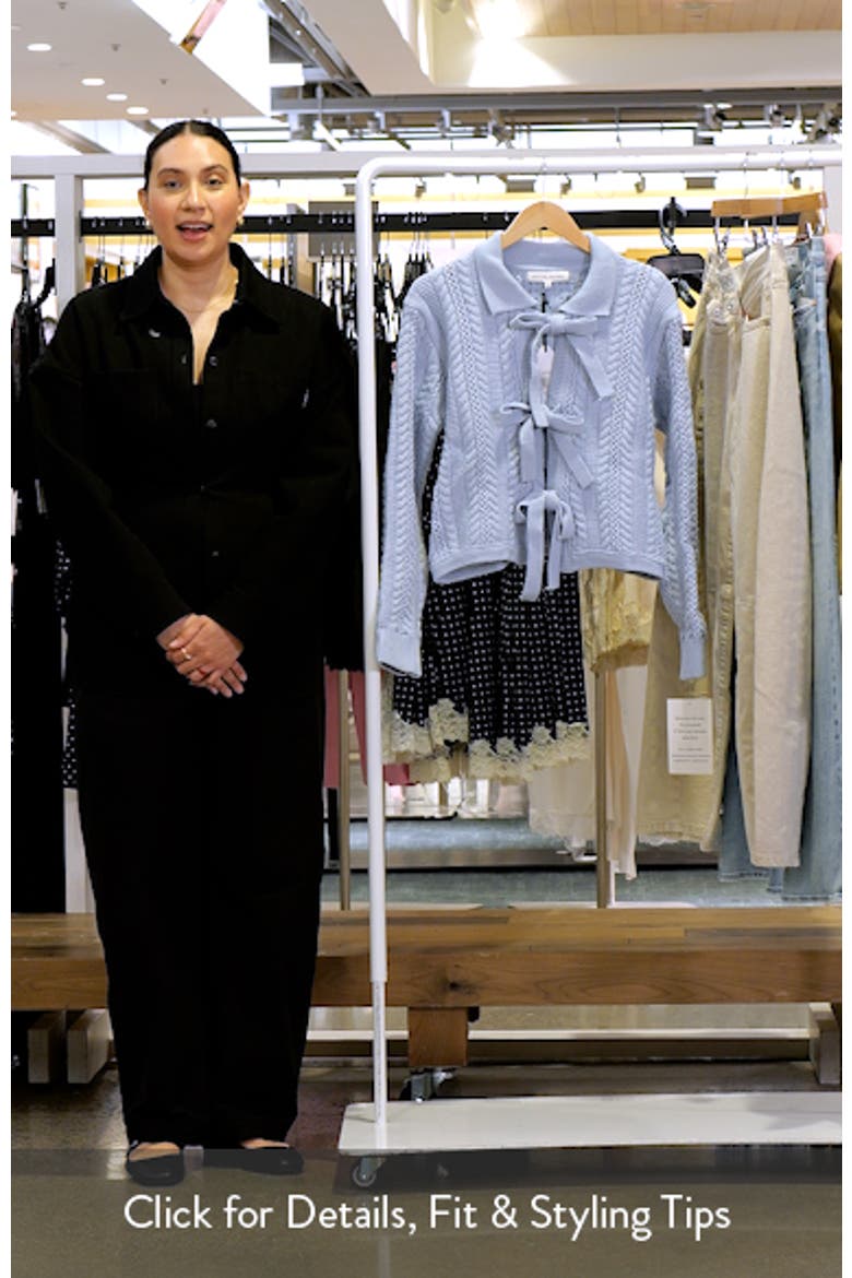 Cable Bow Cardigan video