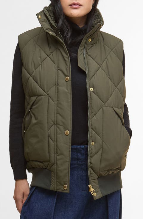 Becky Diamond Quilted Puffer Vest