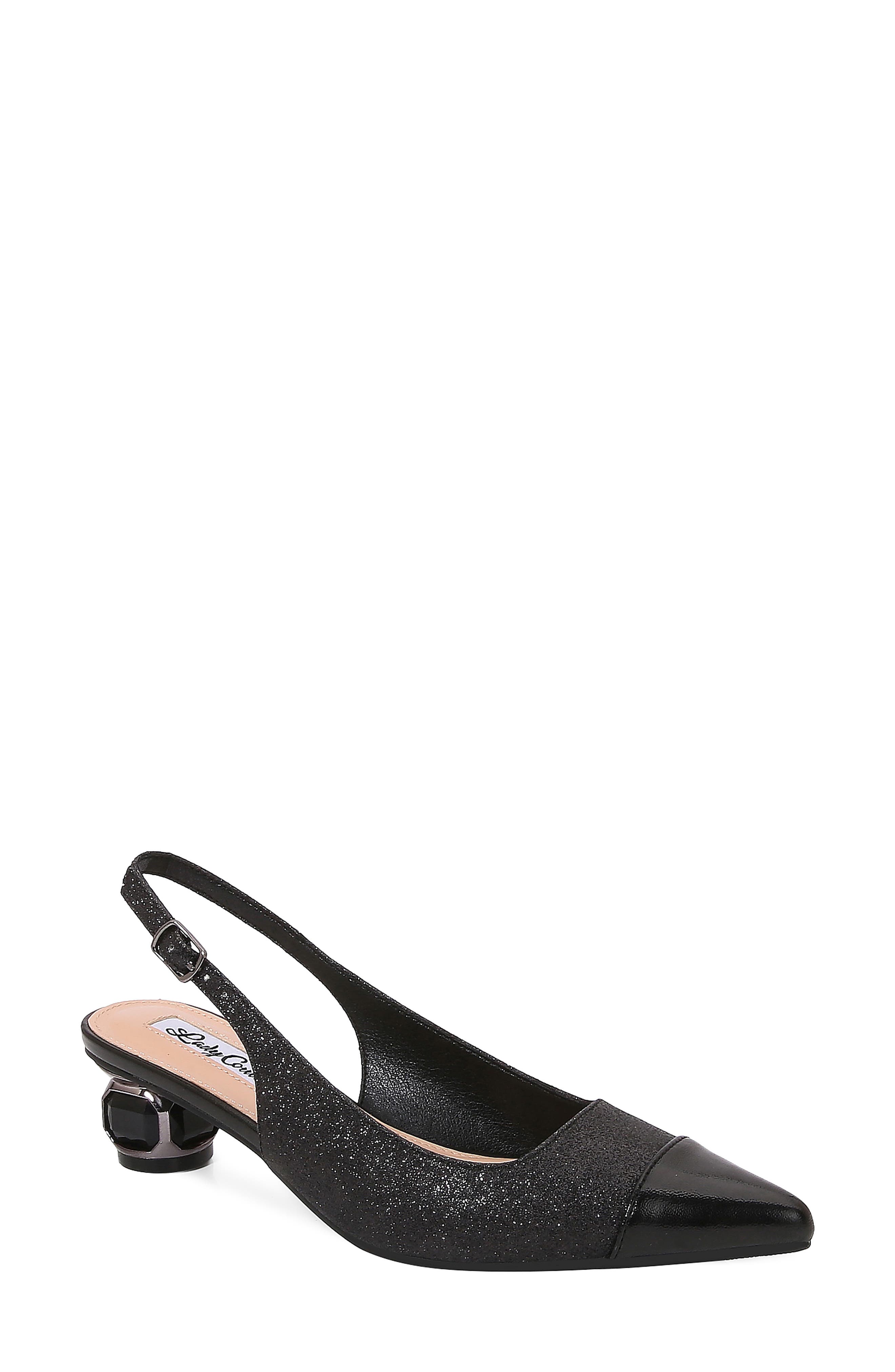 Saphire Pointed Toe Slingback Pump