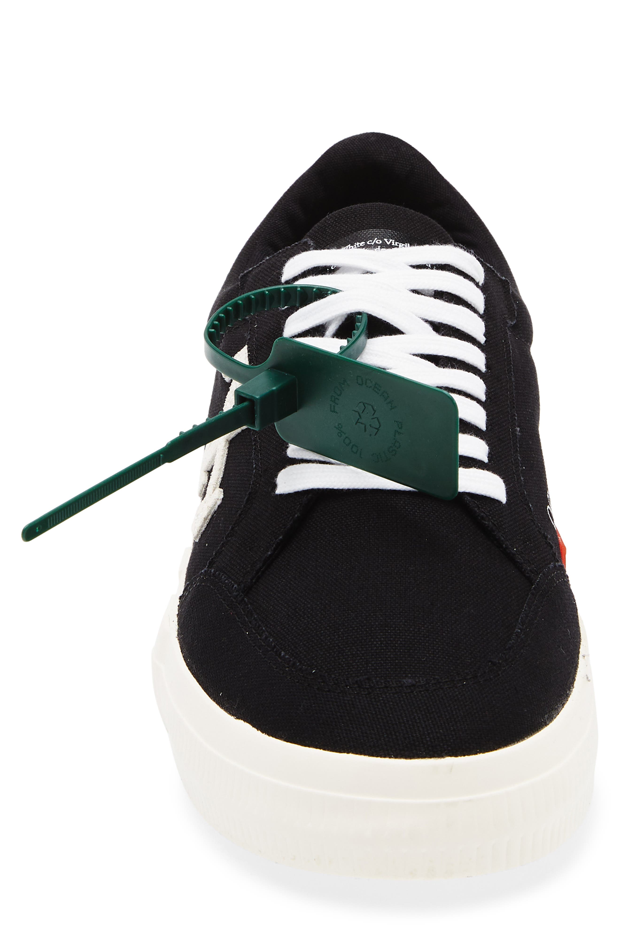 Off-White Low Vulcanized Canvas Sneaker, Alternate, color, 