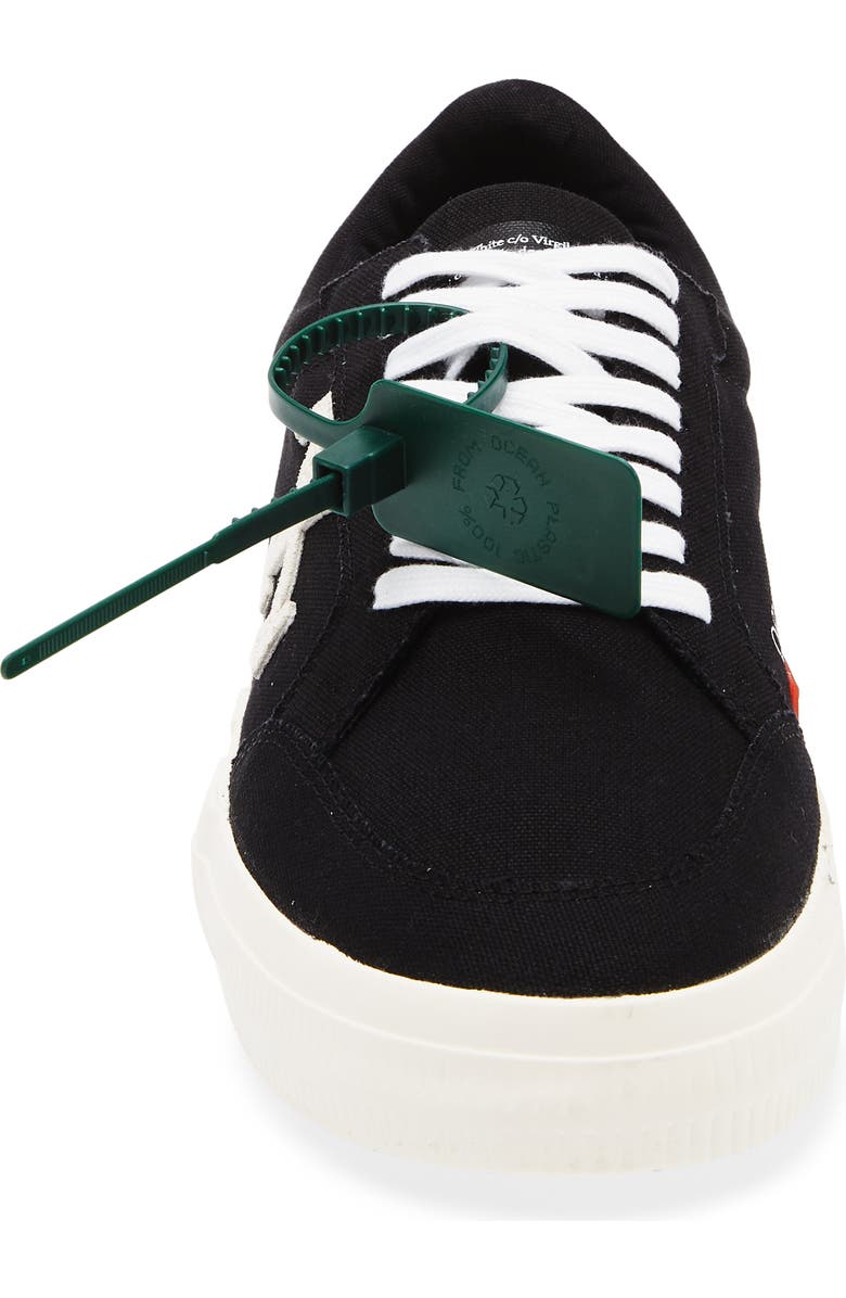 Off-White Low Vulcanized Canvas Sneaker, Alternate, color,