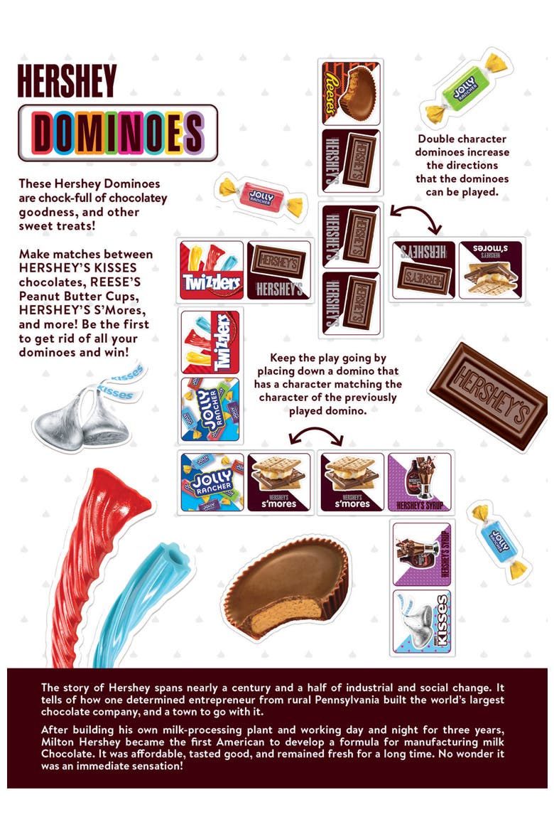 Hershey's Picture Dominoes, Alternate, color, Multicolor