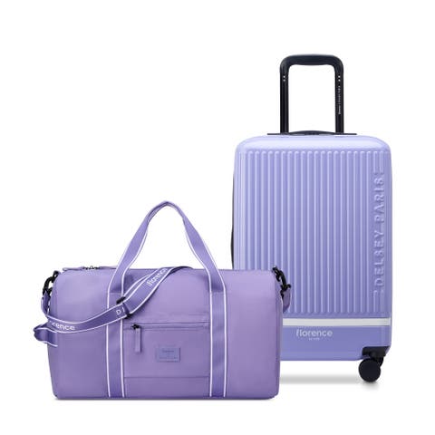 2 Piece Set - Spin Me Away Expandable 20" Carry-On Spinner & Sweet Escape Duffel
