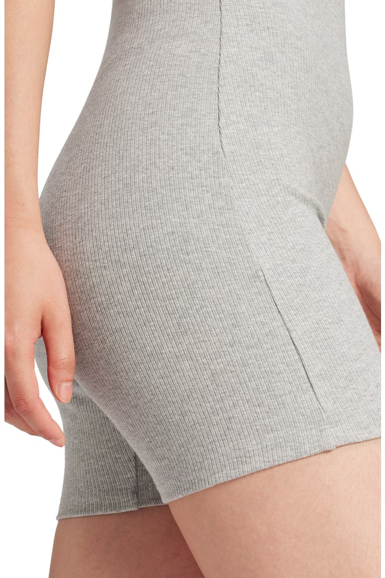 Essentials Rib Romper, Alternate, color, MGREYH