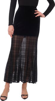 Parker Mesh Bottom Long Skirt