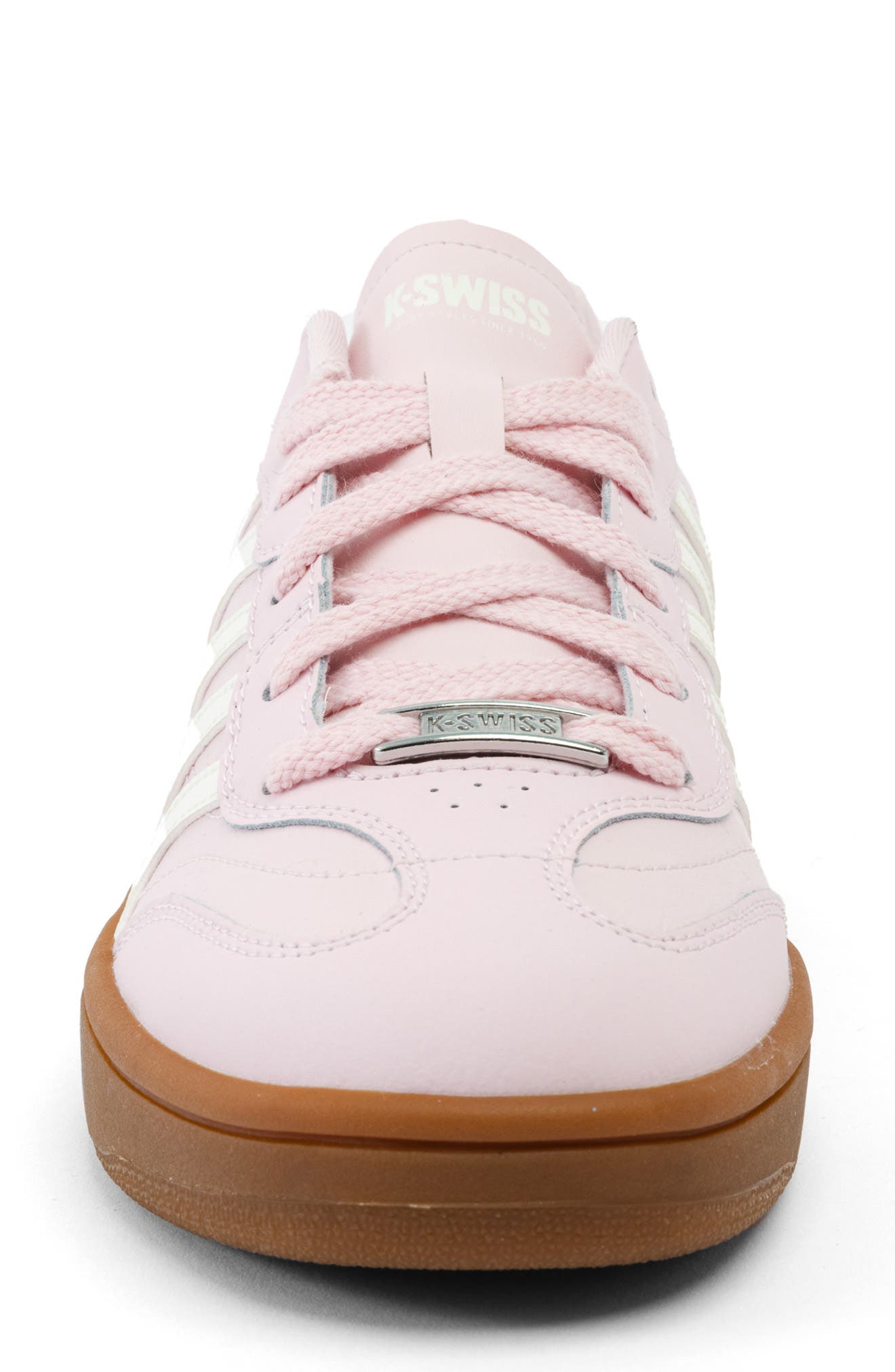 Tifo Faux Leather Sneaker, Alternate, color, PALE PINK/ SNOW WHITE/ GUM