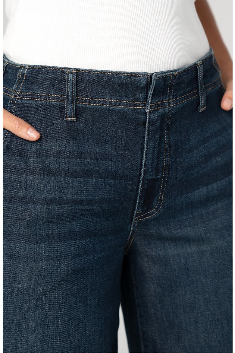Weekend Side Slit Wide Leg Jeans, Alternate, color, DUSKFALL