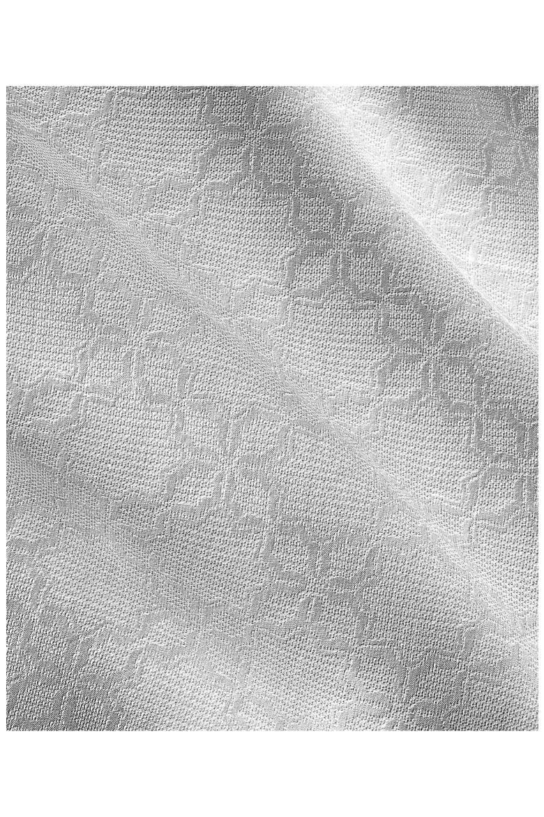Geometric Jacquard Sport Shirt, Alternate, color, WHITE