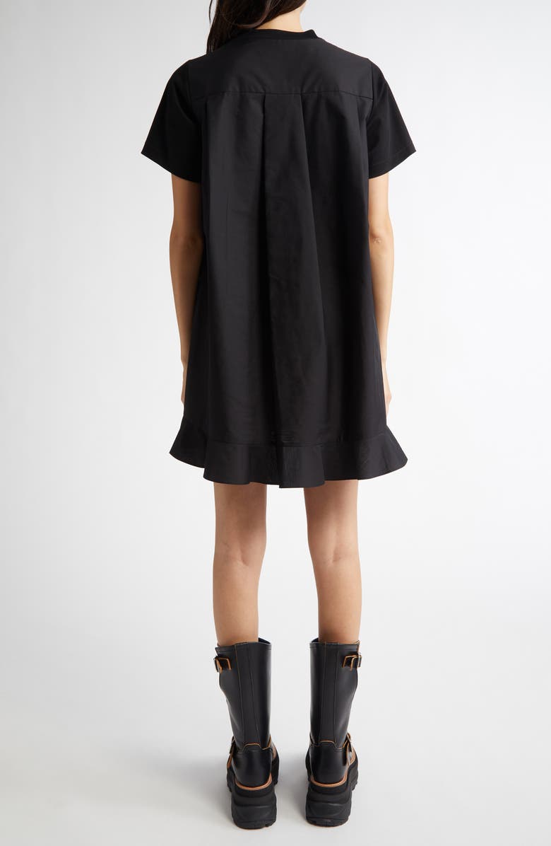 Sacai Poplin & Jersey Minidress, Alternate, color, 