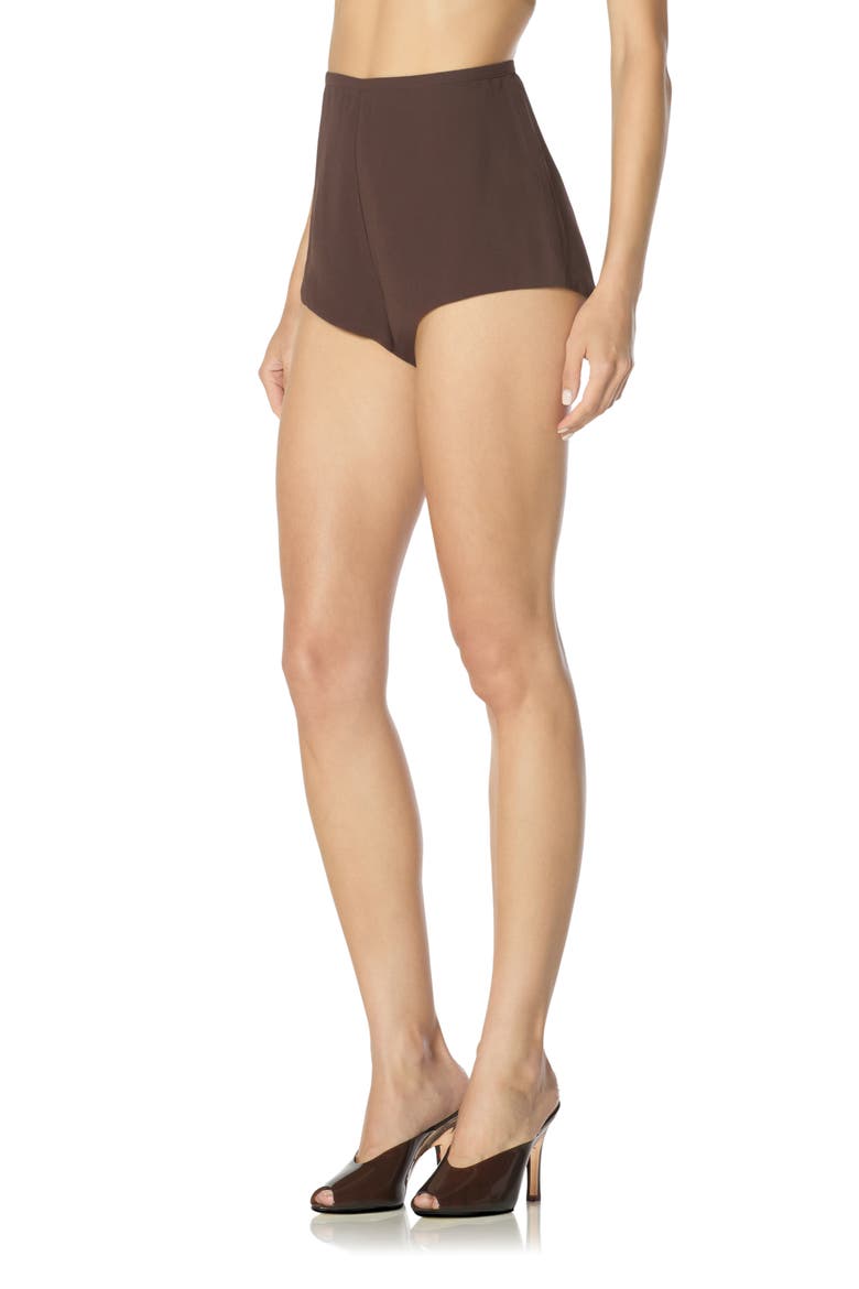 Wren Puff Miniskirt, Alternate, color, ESPRESSO