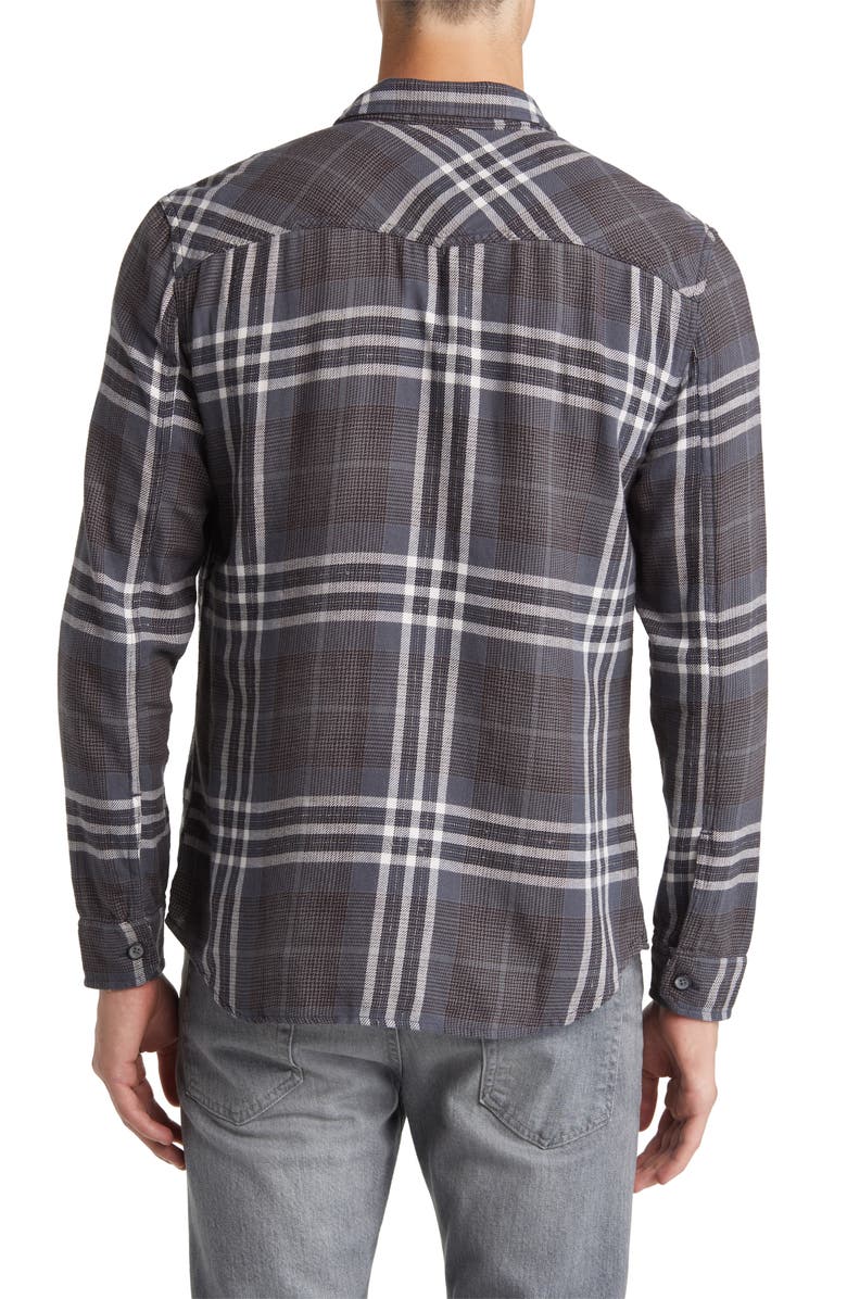 John Varvatos Dale Plaid Button-Up Shirt, Alternate, color,