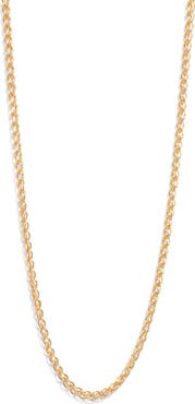 Argento Vivo Sterling Silver Curb Chain Necklace
