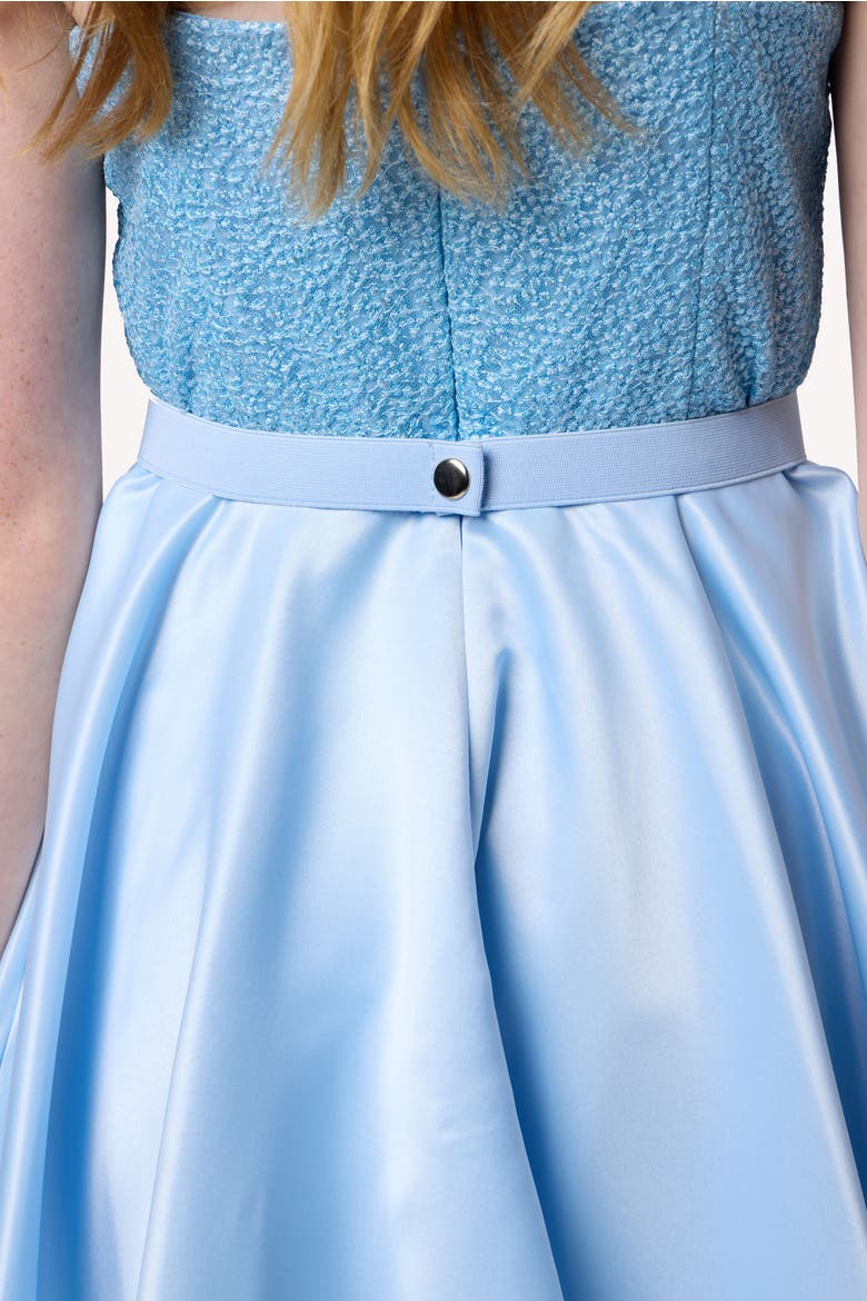 Stretchy Beaded Belt, Alternate, color, Blue