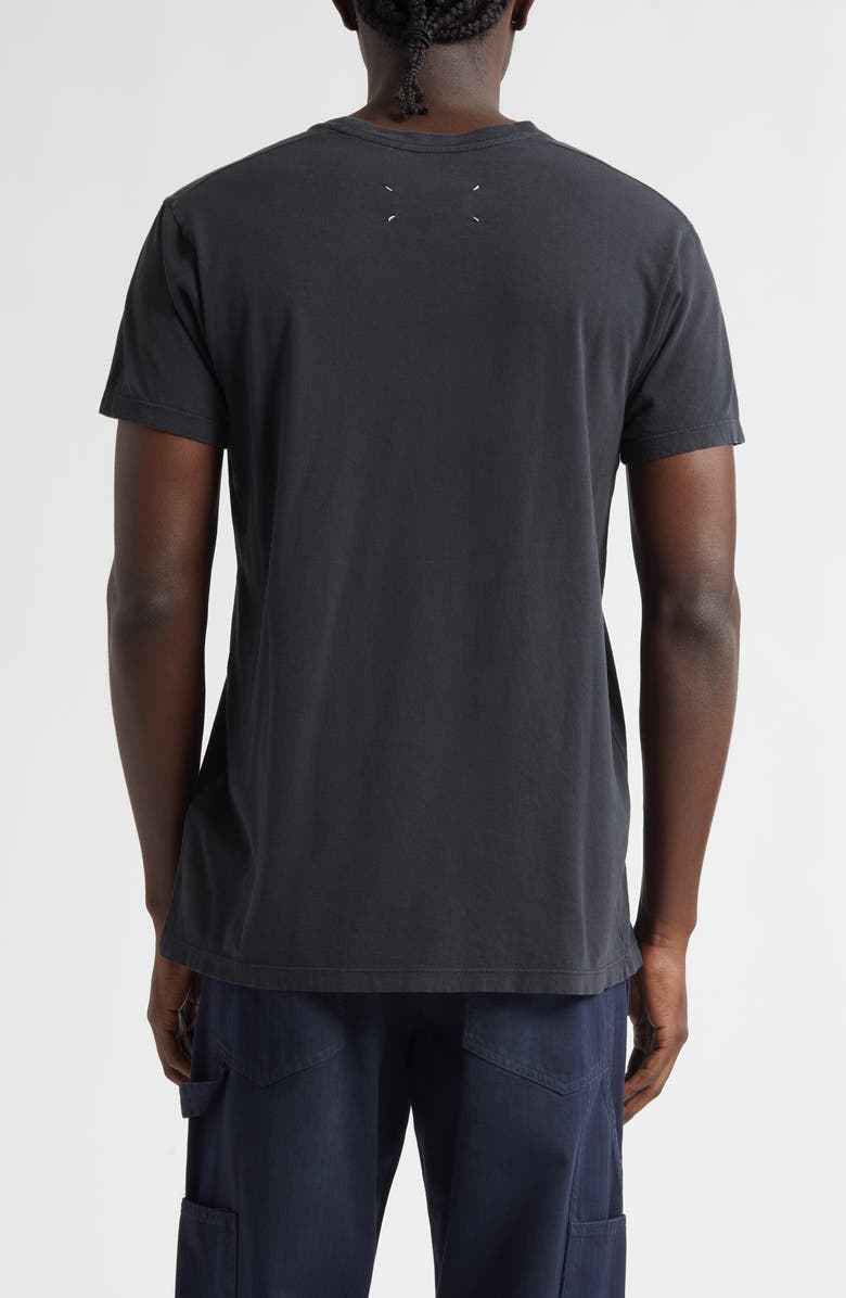 Maison Margiela Fan Cotton Graphic T-Shirt, Alternate, color, Charcoal