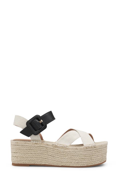 Machica Espadrille Ankle Strap Platform Wedge Sandal (Women)