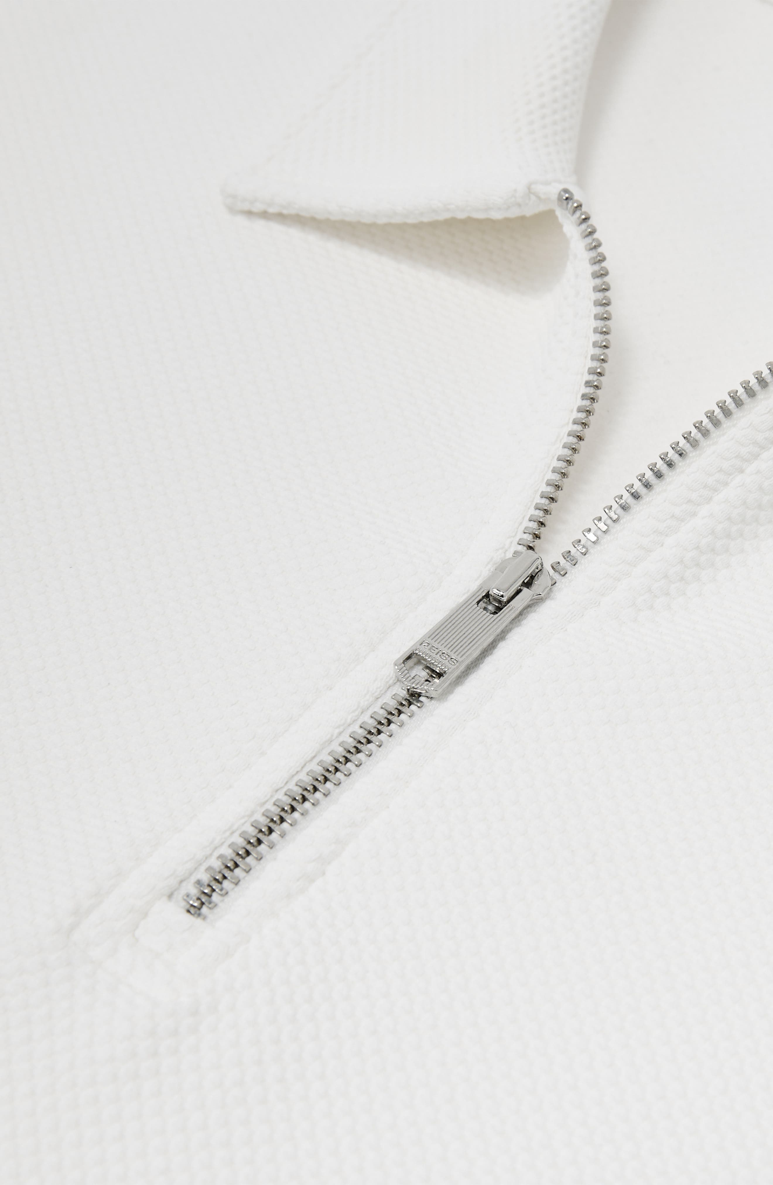 Мужские Reiss Bruno Quarter Zip Polo — фото 4