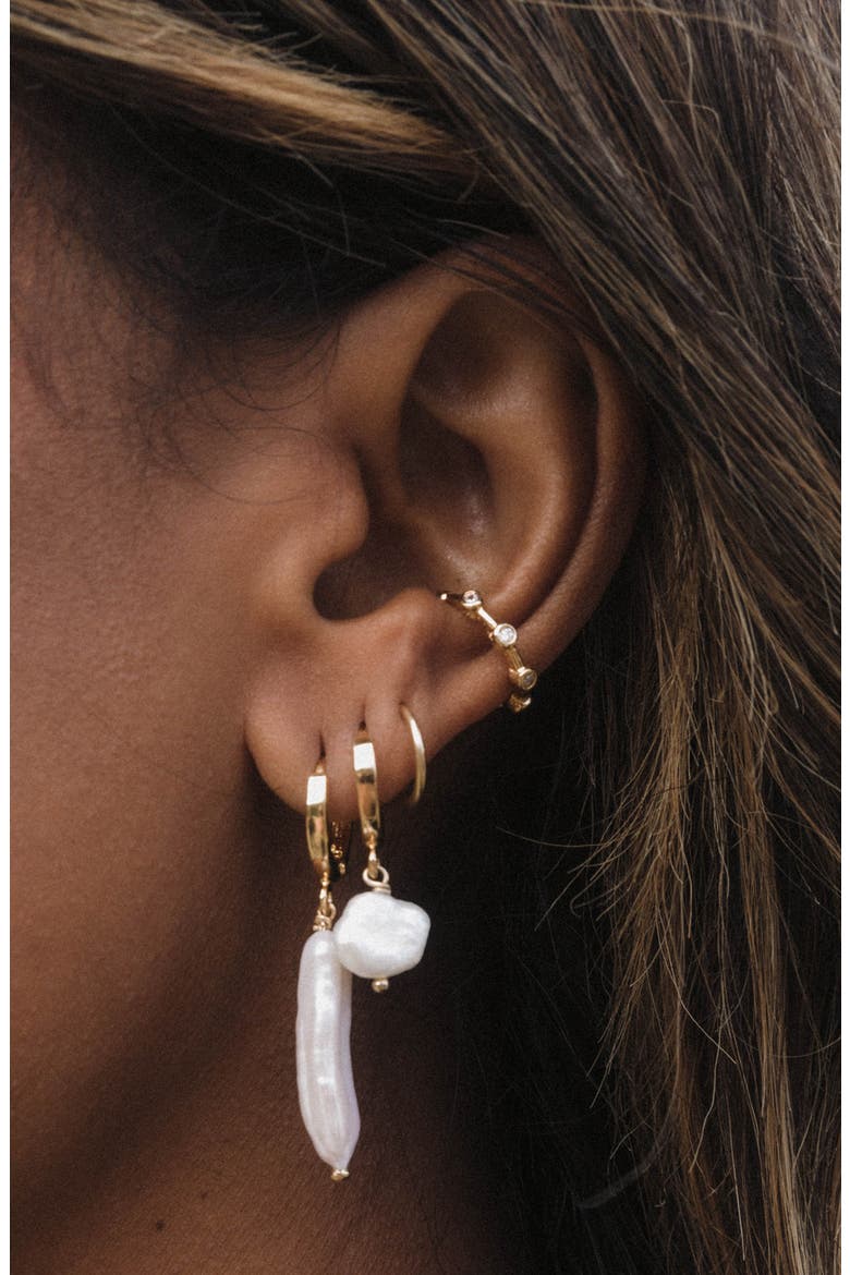 Indi Ear Cuff, Alternate, color, GOLD