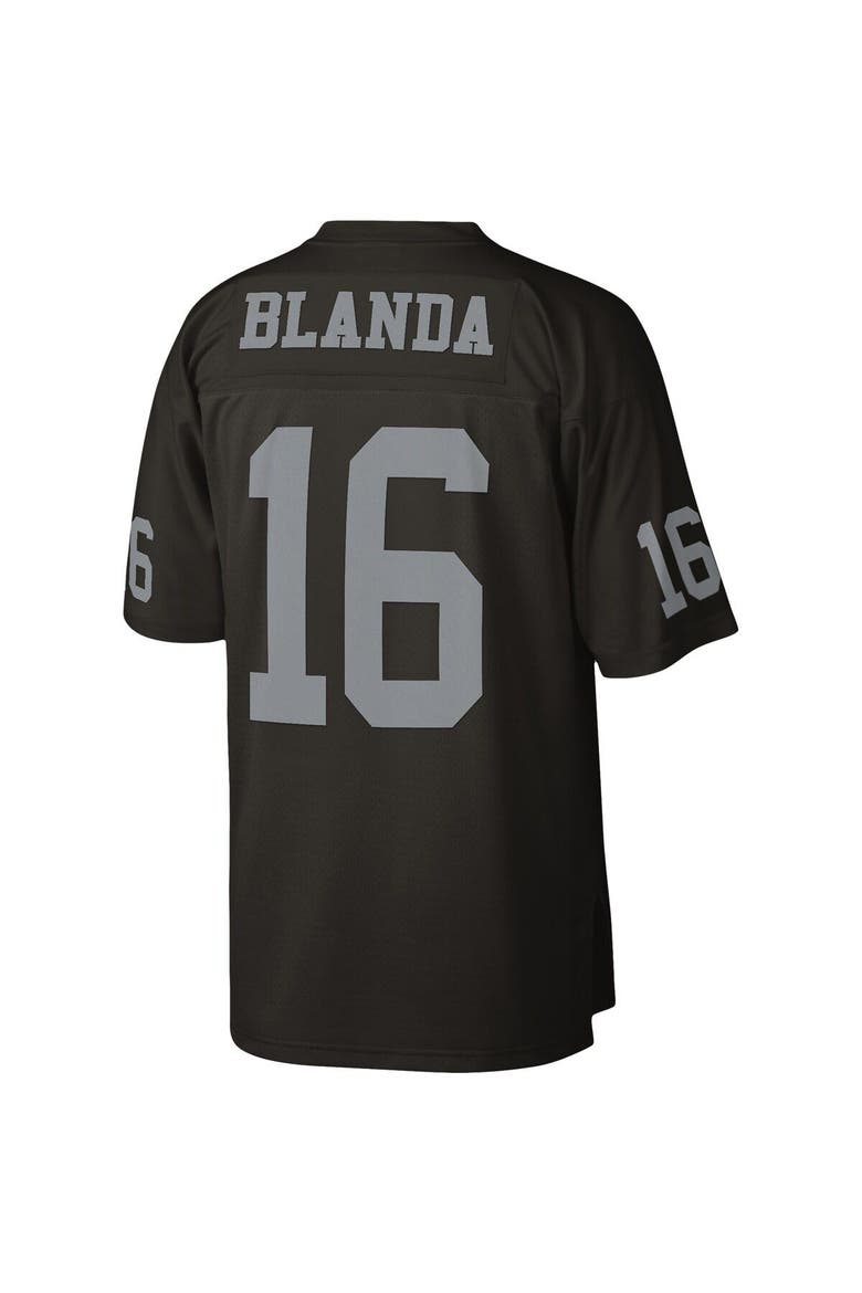 Men's Mitchell & Ness George Blanda Black Las Vegas Raiders 1967 Legacy Replica Jersey, Alternate, color, Black