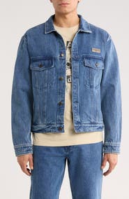 HONOR THE GIFT Washed Denim Trucker Jacket