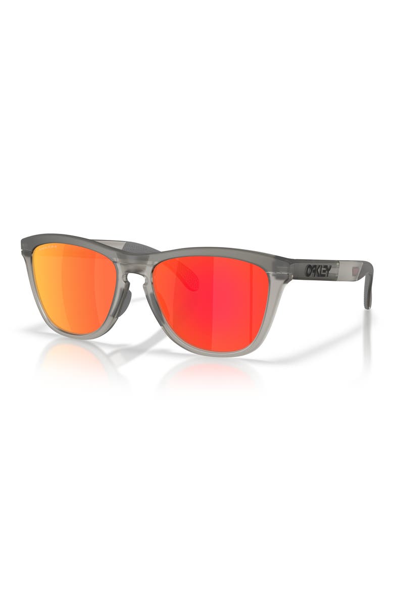 Frogskins™ Range 58mm Polarized Prizm™ Round Sunglasses, Alternate, color, MATTE GREY SMOKE/ GREY RUBY
