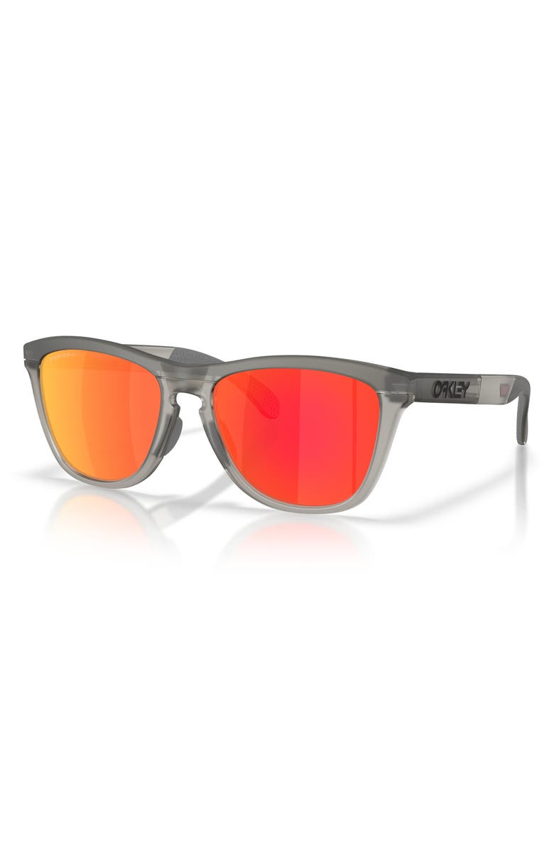 Oakley Frogskins<sup>™</sup> Range 58mm Polarized Prizm<sup>™</sup> Round Sunglasses, Alternate, color, Matte Grey Smoke/ Grey Ruby