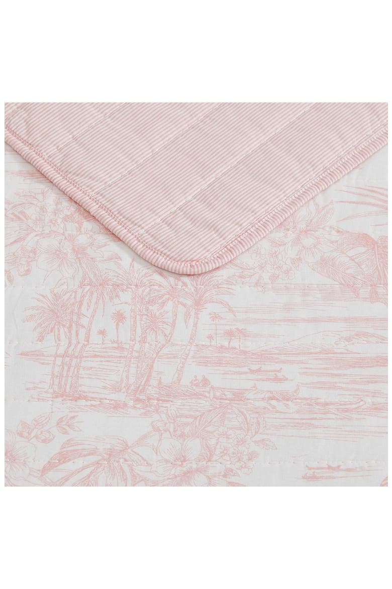 Beach Bluff Toile Cotton Comforter & Sham Set, Alternate, color, LIGHT PINK