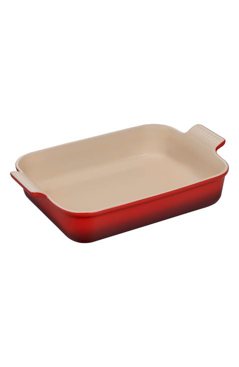 Heritage 4-Quart Rectangular Stoneware Dish