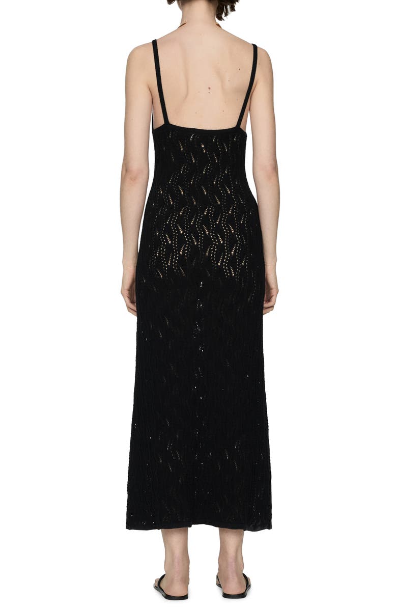 MANGO Semisheer Sweater Dress, Alternate, color, 