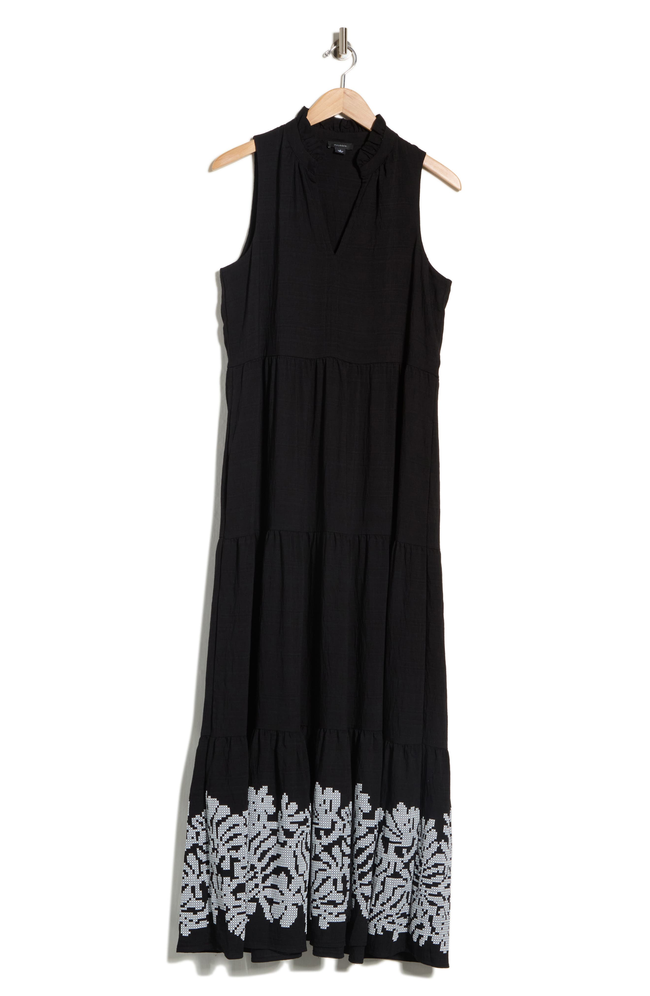 Halogen® Sleeveless Tiered Maxi Dress