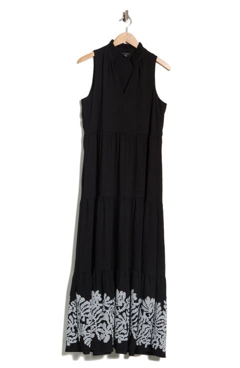 Sleeveless Tiered Maxi Dress