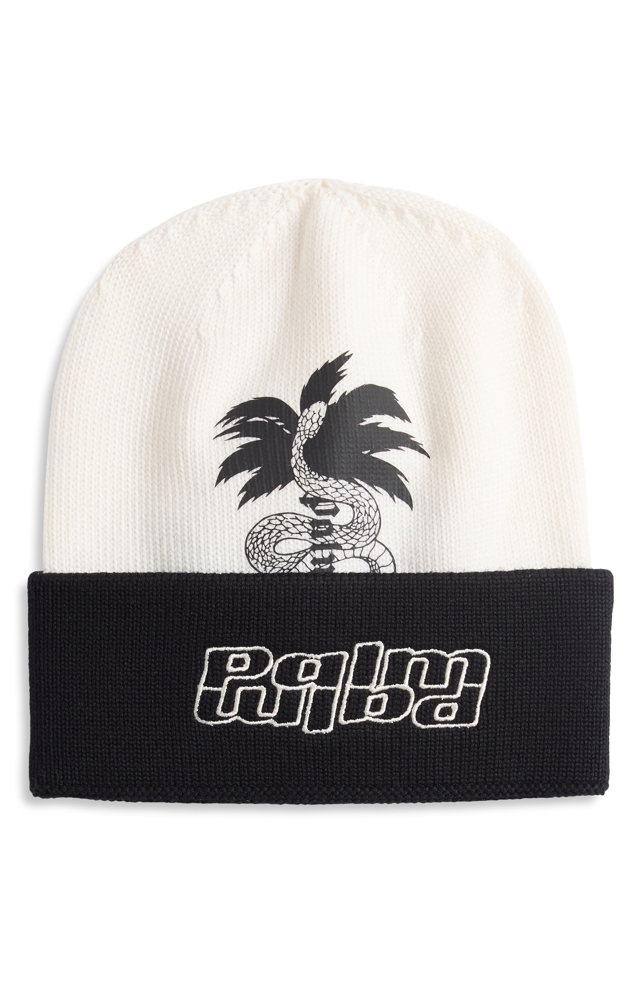 Palm Angels Two-Tone Wool Beanie