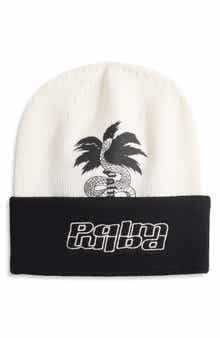 Palm Angels Two-Tone Wool Beanie