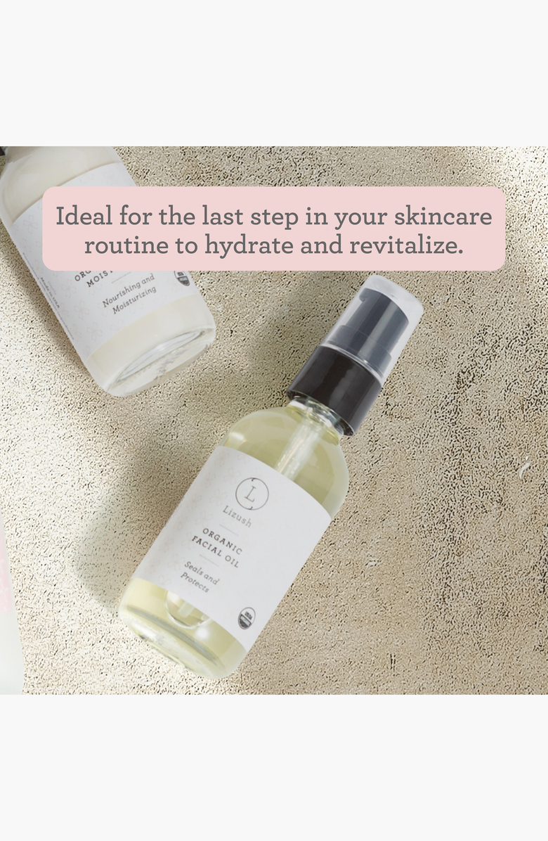 Lizush Organic Facial Oil, Alternate, color, NO COLOR