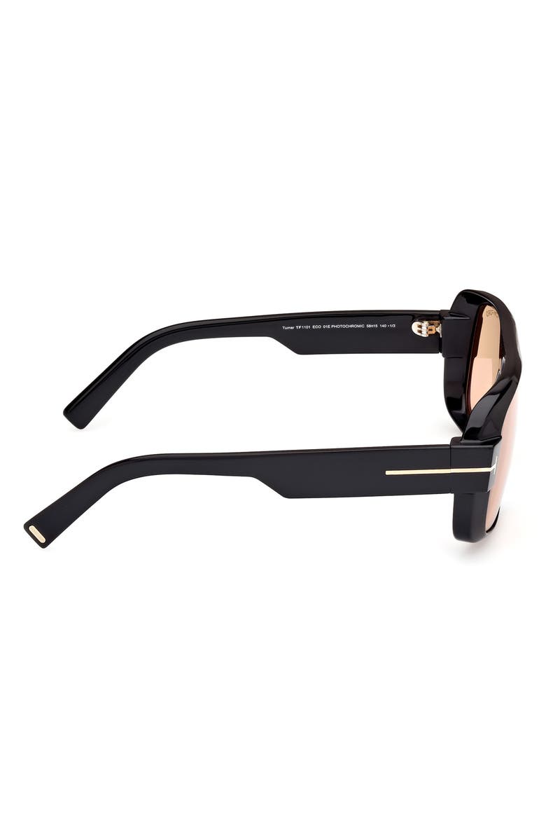 TOM FORD Turner 58mm Navigator Sunglasses, Alternate, color,