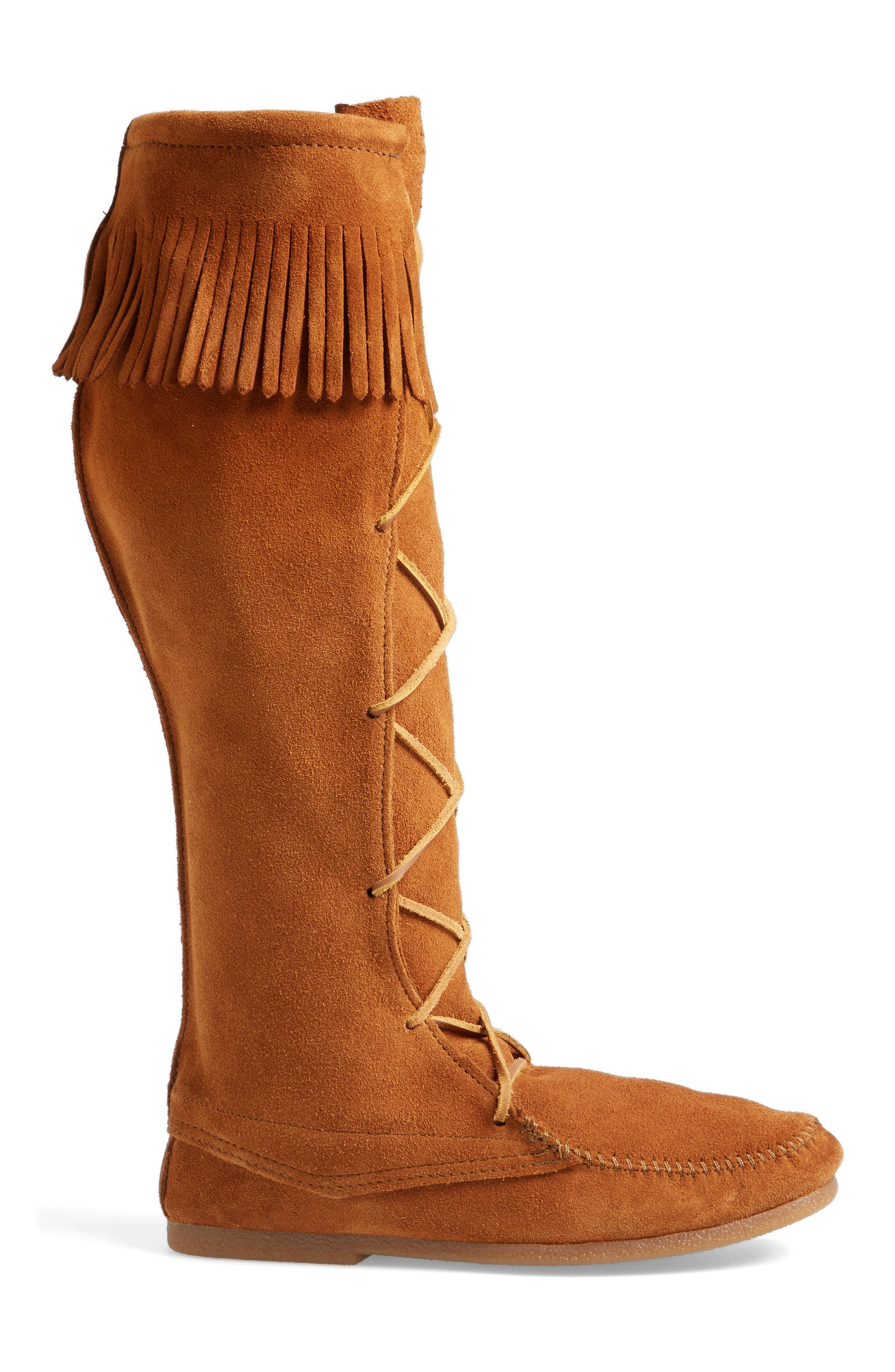 Knee High Boot, Alternate, color, BROWN SUEDE