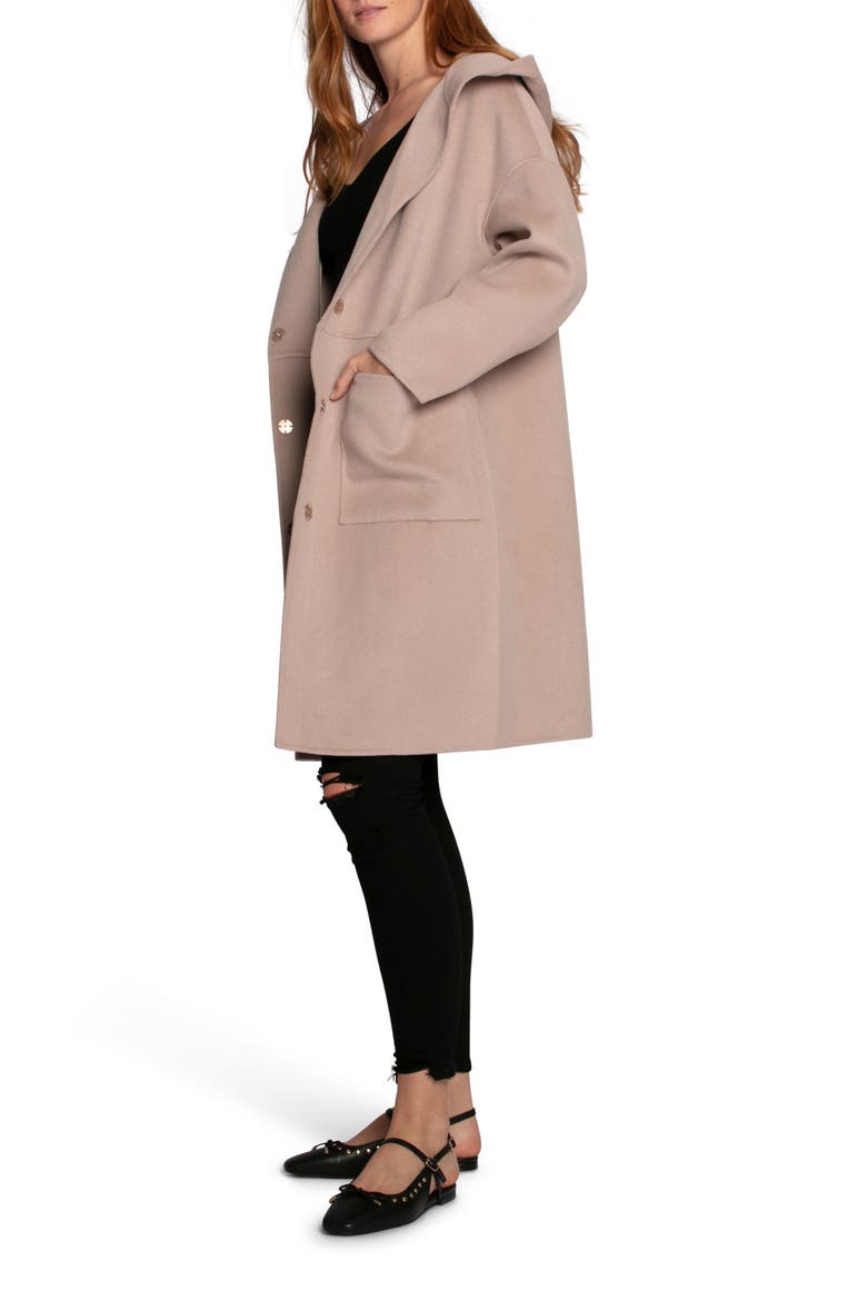 Sunday Morning Wool Blend Coat, Alternate, color, SAND