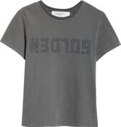 Golden Goose Distressed Cotton Logo Tee