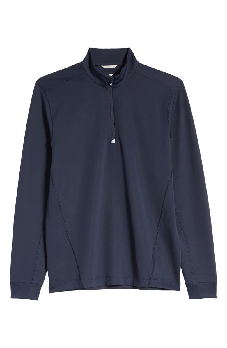 Cutter & Buck Traverse Stretch Quarter Zip Pullover, Alternate, color, Liberty Navy