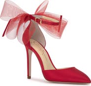 Jessica Simpson Phindies Ankle Strap Pointed Toe Pump