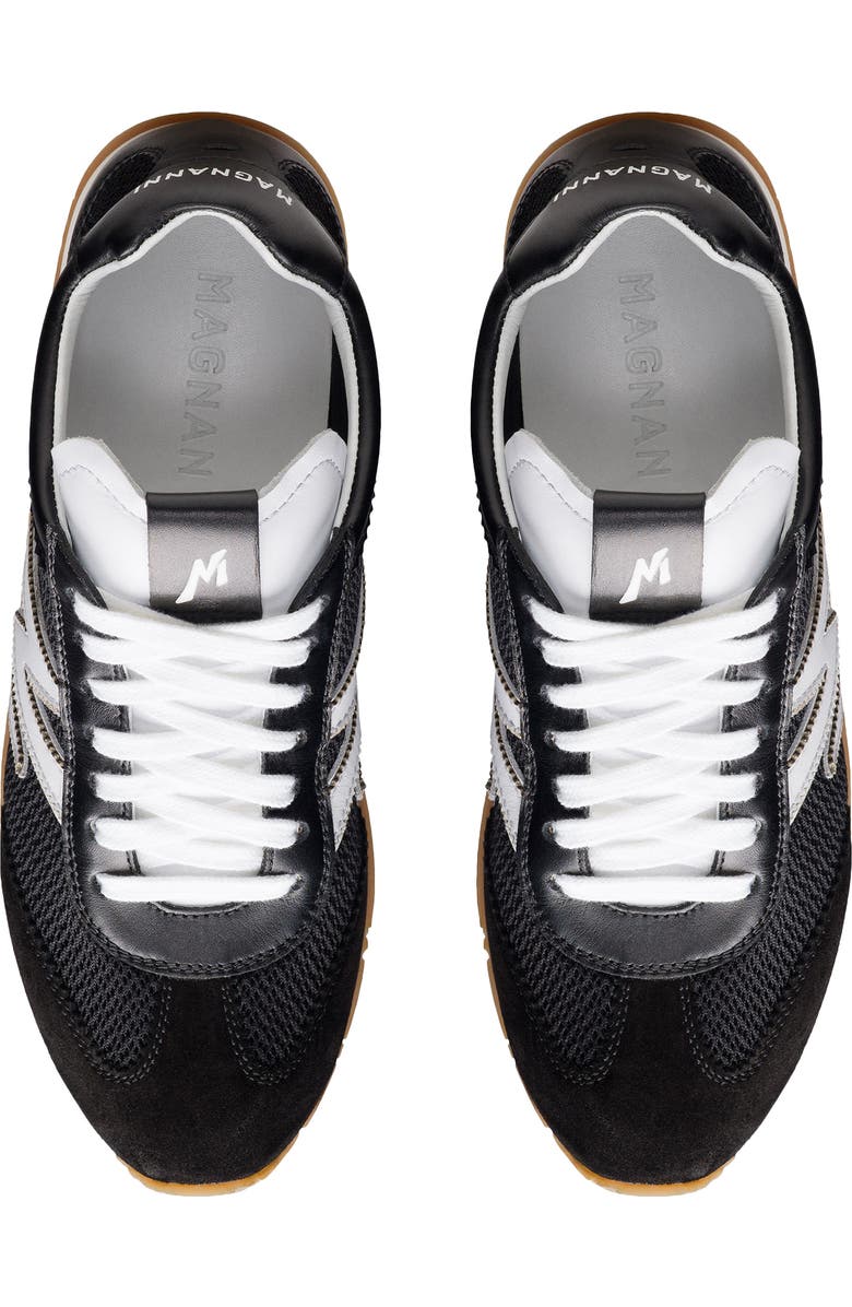 Magnanni Lizzy Sneaker, Alternate, color, White And Black