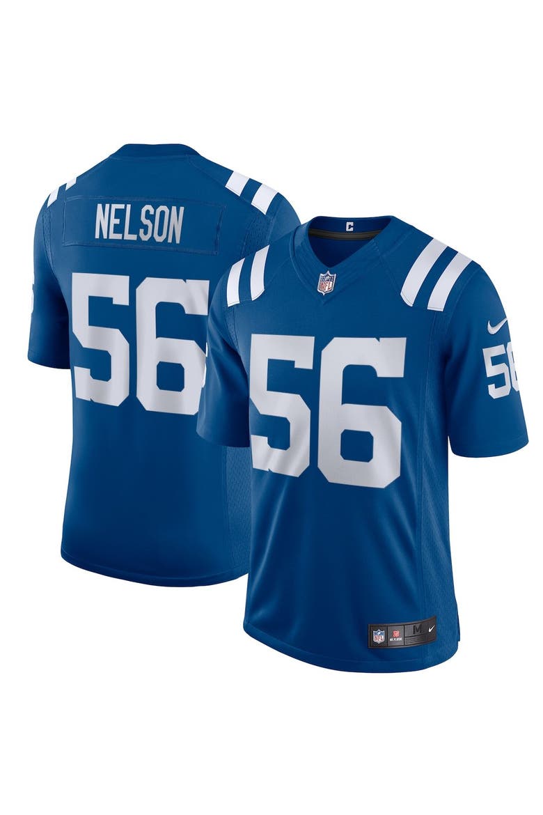 Men's Nike Quenton Nelson Royal Indianapolis Colts Vapor Limited Jersey, Alternate, color, Royal