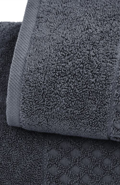 Woven & Weft Diamond 2-pack Bath Towel Set In Blue